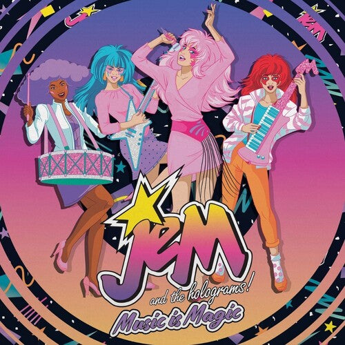Jem And The Holograms - (PRESALE 11/13/26) Jem And The Holograms: Music Is Magic (BLUE VINYL LP) | NEW - ALT/INDIE *NEW/COLOR*