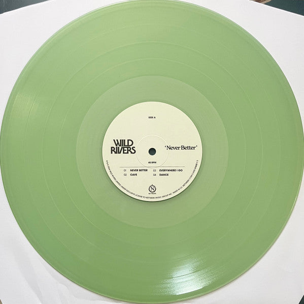 Wild Rivers - Never Better (COKE BOTTLE CLEAR VINYL) | Mint (M) Mint (M) - ALT/INDIE *NEW/COLOR*