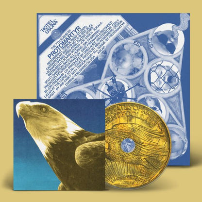 Protomartyr - (PRESALE 9/25/26) Hotel Usona (INCLUDES 24PAGE ZINE AND 24"X24" POSTER W DOWNLOAD CARD GOLD VINYL LP) | NEW - ALT/INDIE *NEW/COLOR*
