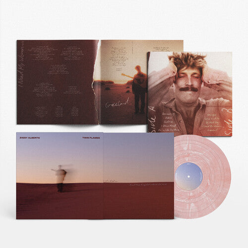 Ziggy Alberts - (PRESALE 10/16/26) Twin Flames (PINK MIX VINYL LP) | NEW - ALT/INDIE *NEW/COLOR*