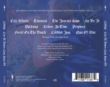 Lufeblud - (PRESALE 6/5/26) Live At Bowes Lyon House 1971 (MANUFACTURED ON DEMAND CD) | Mint (M) Mint (M) - ALT/INDIE *NEW/COLOR*