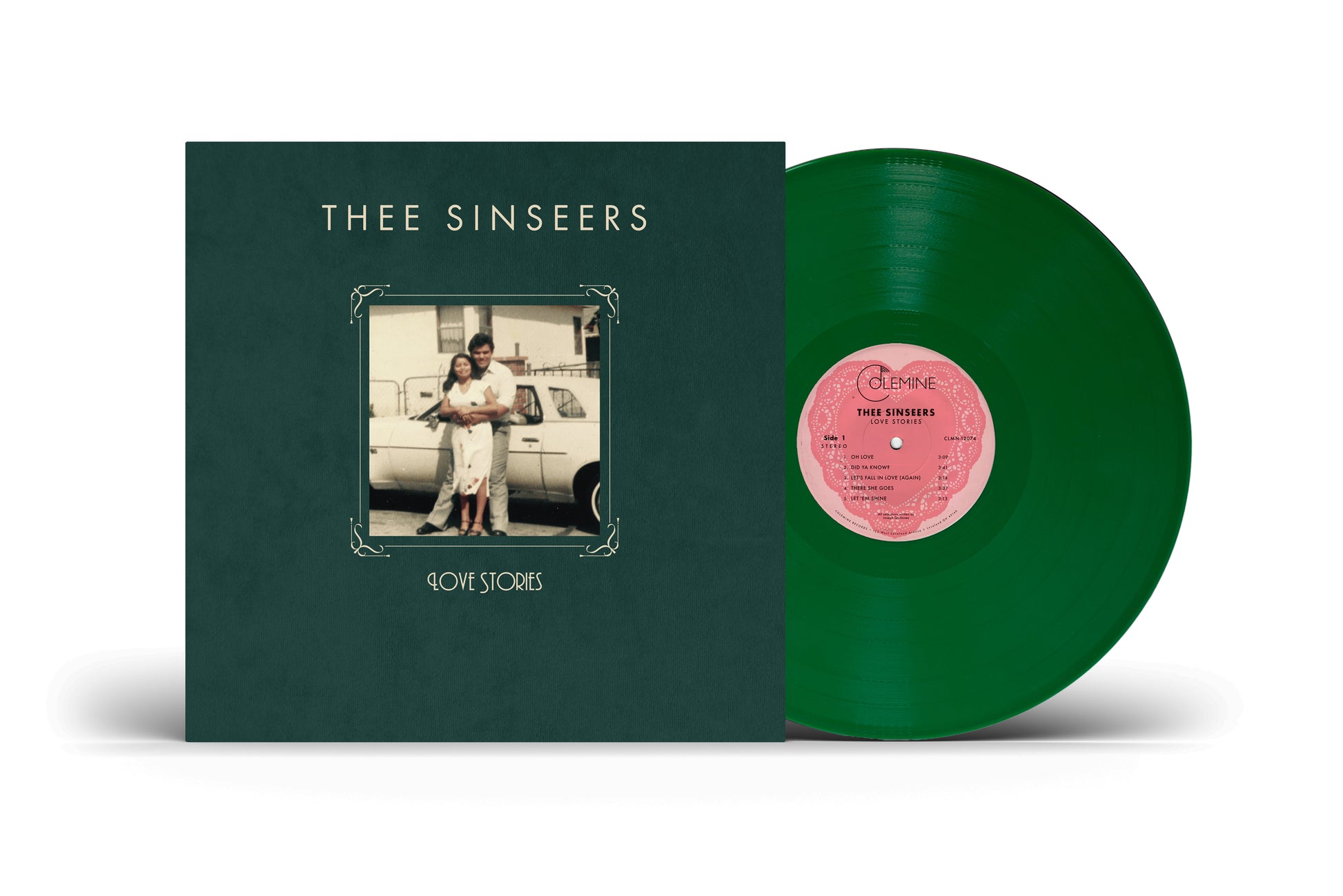 THEE SINSEERS - (PRESALE 9/18/26) Love Stories (EVERGREEN VINYL LP) | NEW - ALT/INDIE *NEW/COLOR*