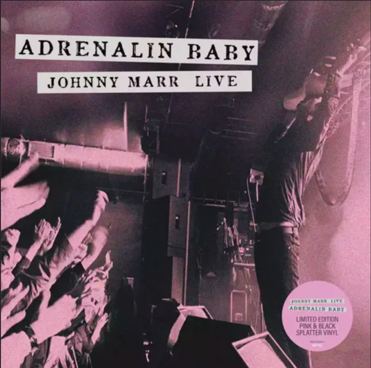 Johnny Marr - Adrenalin Baby (Pink & Black Splatter 2xVINYL) | NEW - ALT/INDIE *NEW/COLOR*