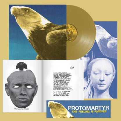Protomartyr - (PRESALE 9/25/26) Hotel Usona (INCLUDES 24PAGE ZINE AND 24"X24" POSTER W DOWNLOAD CARD GOLD VINYL LP) | NEW - ALT/INDIE *NEW/COLOR*