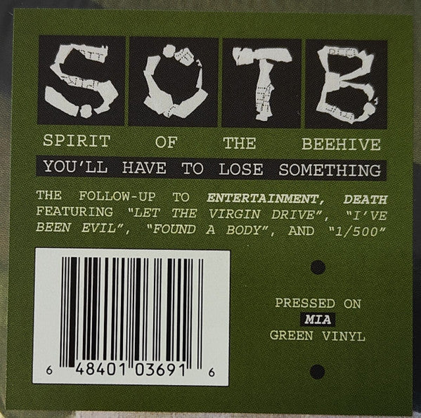 You'll Have To Lose Something (OPAQUE OLIVE GREEN VINYL) | Mint (M) Mint (M)