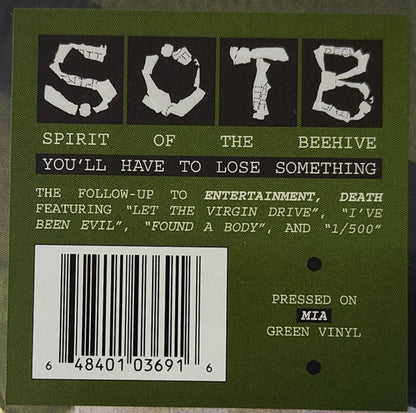 You'll Have To Lose Something (OPAQUE OLIVE GREEN VINYL) | Mint (M) Mint (M)