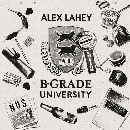 LAHEY,ALEX - (PRESALE 10/9/26) B-Grade University ( Reunion Edition )(SPLATTER VINYL LP) | NEW - ALT/INDIE *NEW/COLOR*