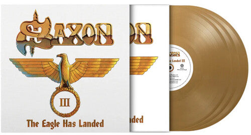Saxon - (PRESALE 7/10/26) Eagle Has Landed III (BOOKLET GOLD 3xVINYL) | Mint (M) Mint (M) - ALT/INDIE *NEW/COLOR*