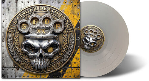 Five Finger Death Punch - (PRESALE 9/18/26) Legacy (GATEFOLD CLEAR VINYL LP) | NEW - ALT/INDIE *NEW/COLOR*