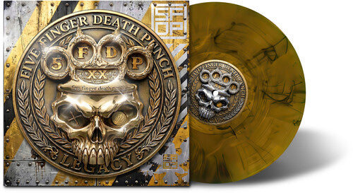 Five Finger Death Punch - (PRESALE 9/18/26) Legacy (IEX 140G GOLD VINYL LP) | NEW - ALT/INDIE *NEW/COLOR*