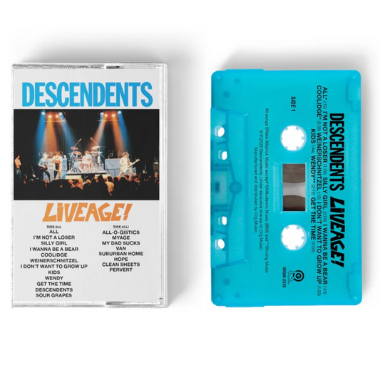 Descendents - (PRESALE 8/14/26) Liveage! (ORANGE CASSETTE ORG MUSIC ORGM2335CASS 2026) | NEW Mint (M) Mint (M) - ALT/INDIE *NEW/COLOR*