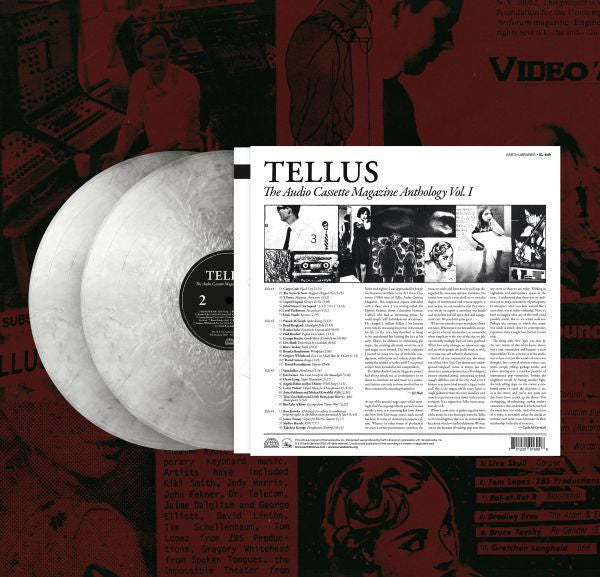 Various Artists - (PRESALE 11/20/26) TELLUS: The Audio Cassette Magazine Anthology, Vol. 1 (BOOK POSTER METALLIC SILVER VINYL 2xLP) | NEW - ALT/INDIE *NEW/COLOR*