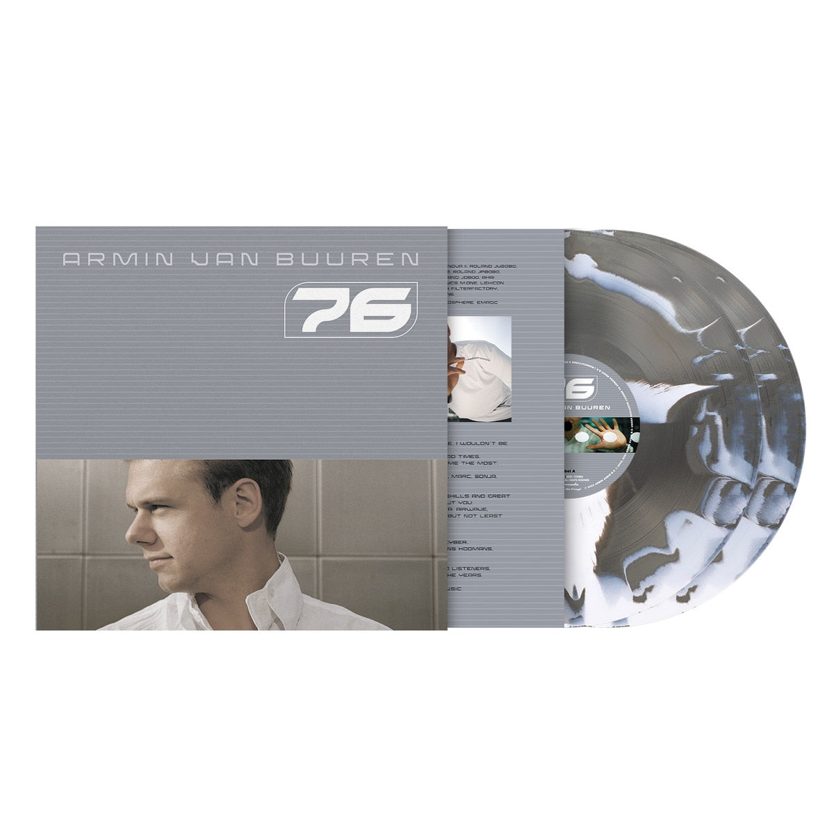 Armin Van Buuren - (PRESALE 9/25/26) 76 (MOV GREY & WHITE 'COLOR IN COLOR' VINYL 2xLP) | NEW - ALT/INDIE *NEW/COLOR*