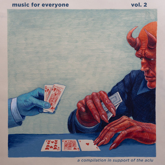 (PRE-ORDER 11/21/25) Music For Everyone Vol .2 (2x Oxblood w/ Aqua Blue Swirl Vinyl) | Mint (M) Mint (M) - ALT/INDIE *NEW/COLOR*