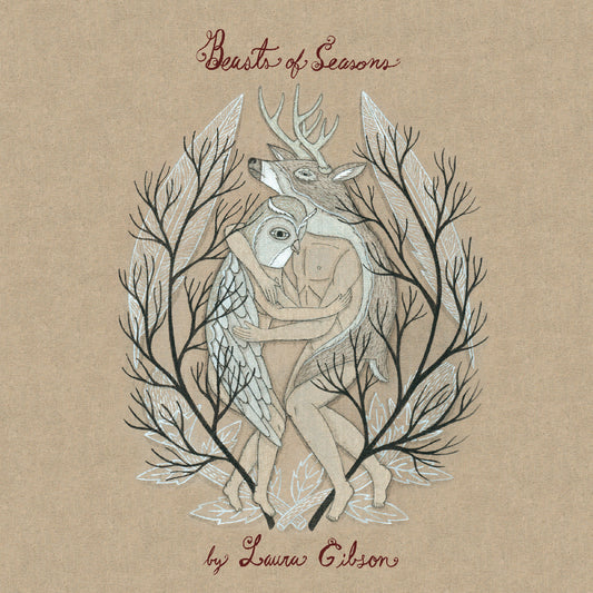 Laura Gibson - (PRESALE 10/23/26) Beasts of Seasons (DLX PRINTED INNERS LYRICS BLACK CHERRY & LAVENDER VINYL 2xLP) | NEW - ALT/INDIE *NEW/COLOR*