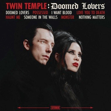 Twin Temple - (PRESALE 10/23/26) Doomed Lovers (CRYING TRANSLUCENT BLUE VINYL LP) | NEW - ALT/INDIE *NEW/COLOR*
