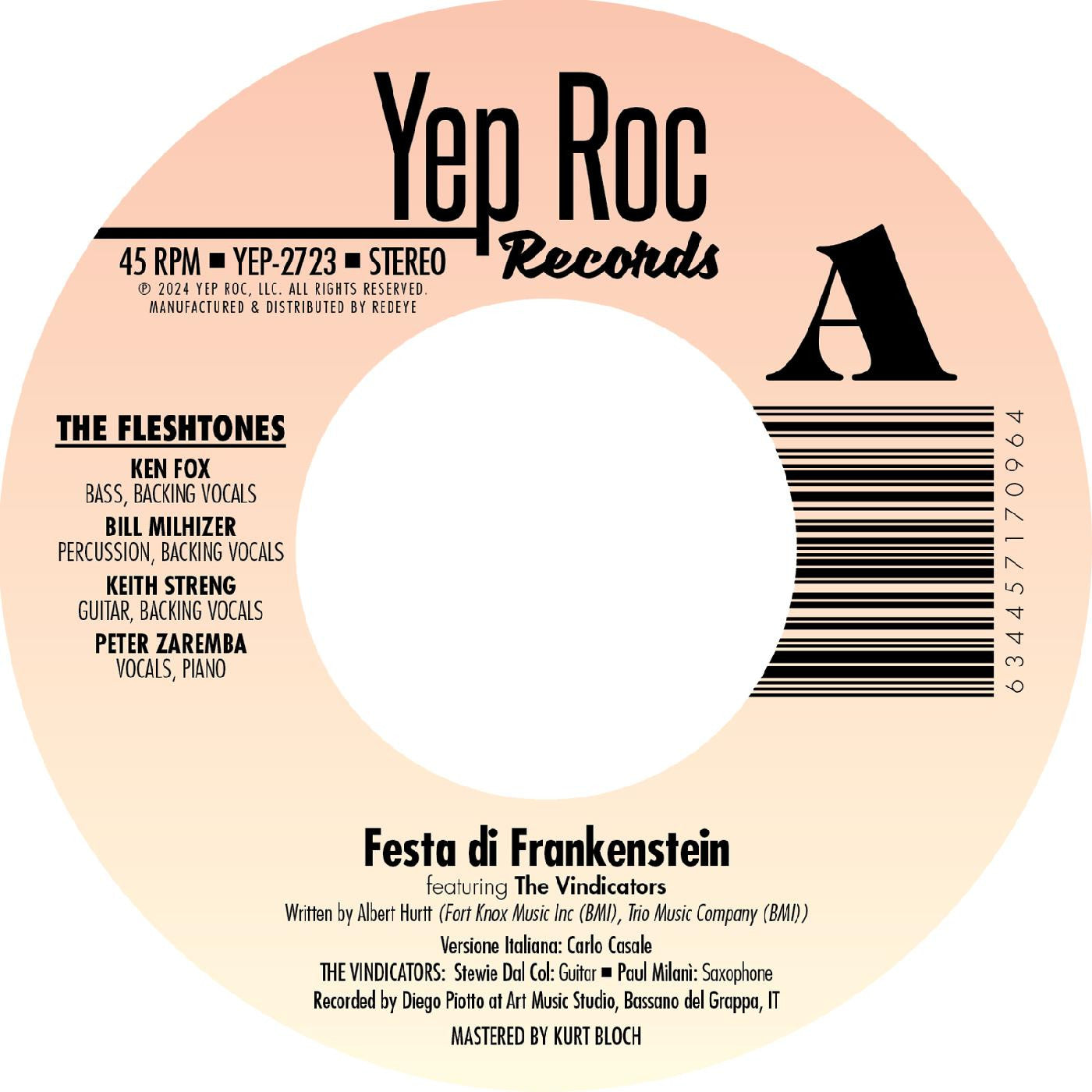 Fleshtones, The - Festa di Frankenstein / The Dedication Song | - ALT/INDIE *NEW*
