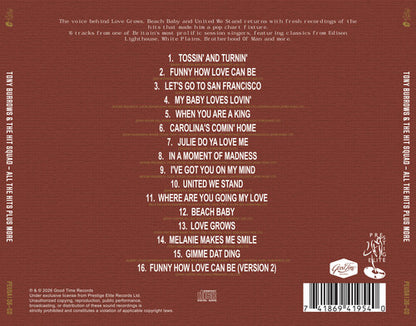 TONY & THE HIT SQUAD BURROWS - (PRESALE 8/21/26) All the Hits Plus More (MOD CD PRESTIGE ELITE LLC 2026) | NEW - ALT/INDIE *NEW*
