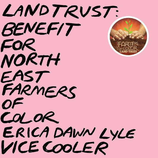 VICE COOLER, Erica Dawn Lyle - Land Trust: Benefit For NEFOC (BABY PINK VINYL) | - ALT/INDIE *NEW*