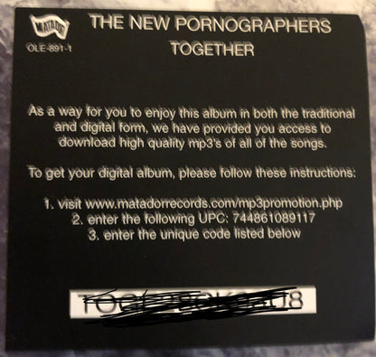 The New Pornographers - Together | Mint (M) Mint (M) - ALT/INDIE *NEW*