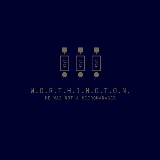 Worthington - He Was Not a Micromanager (OPAQUE SILVER VINYL) | - ALT/INDIE *NEW*