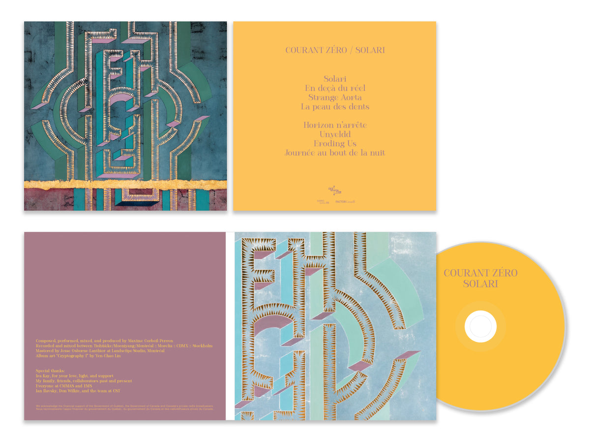 Courant Zéro - (PRESALE 9/25/26) Solari (CD) | NEW - ALT/INDIE *NEW*