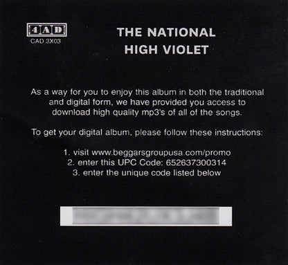 High Violet | Mint (M) Mint (M) - ALT/INDIE *SEALED*