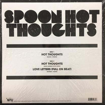 Spoon - Hot Thoughts Record Store Day 12'' (12" VINYL) | - ALT/INDIE *NEW*