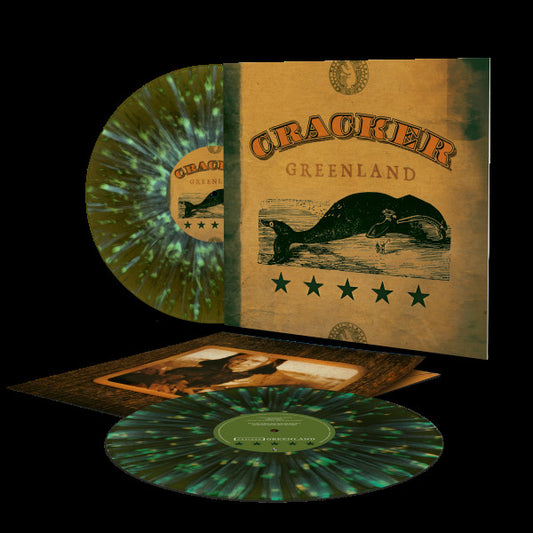 Cracker - (PRESALE 11/6/26) Greenland (IEX DARK GREEN 2LP POLYLINED INNER SLEEVE 12X24" INSERT GTFLD VINYL 2xLP) | NEW - ALT/INDIE *NEW*
