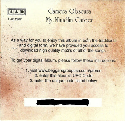 My Maudlin Career | Mint (M) Mint (M) - ALT/INDIE *NEW*