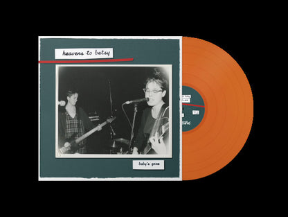 Heavens to Betsy - (PRESALE 10/16/26) baby's gone (LYRICS PHOTOS TANGERINE VINYL LP) | NEW - ALT/INDIE *NEW/COLOR*