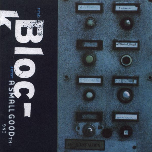 Small Good Thing, A - Block (CD) | Mint Mint - ALT/INDIE *NEW*