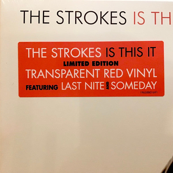 The Strokes - Is This It (TRANSPARENT RED VINYL) | Mint (M) Mint (M) - ALT/INDIE *SEALED/COLOR*
