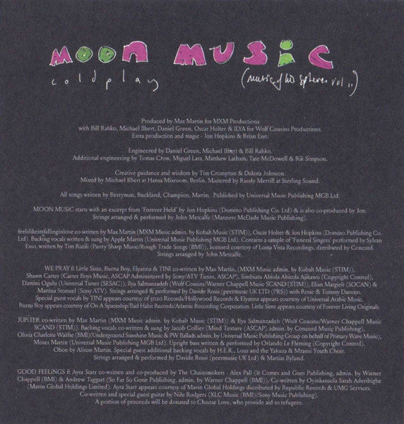 Moon Music (CD / NOTEBOOK) | Mint (M) Mint (M) - ALT/INDIE *SEALED/CD*