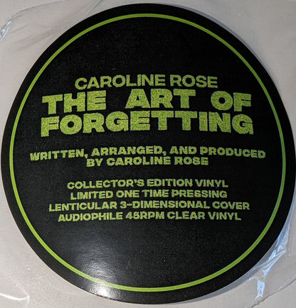 The Art Of Forgetting (CLEAR VINYL) | Mint (M) Mint (M)