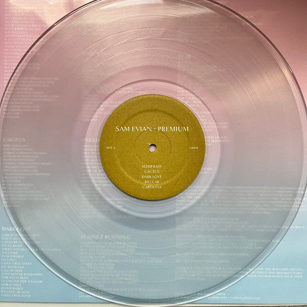 Sam Evian - Premium (CLEAR VINYL LP) | NEW - ALT/INDIE *SEALED/COLOR*