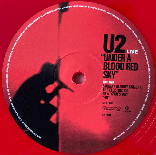 Under A Blood Red Sky (COLOR VINYL) | Mint (M) Mint (M) - ALT/INDIE *SEALED/COLOR*