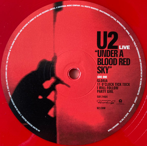Under A Blood Red Sky (COLOR VINYL) | Mint (M) Mint (M) - ALT/INDIE *SEALED/COLOR*