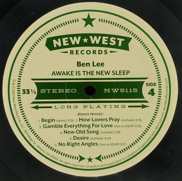 Awake Is The New Sleep (COLOR VINYL) | Mint (M) Mint (M) - ALT/INDIE *SEALED/COLOR*