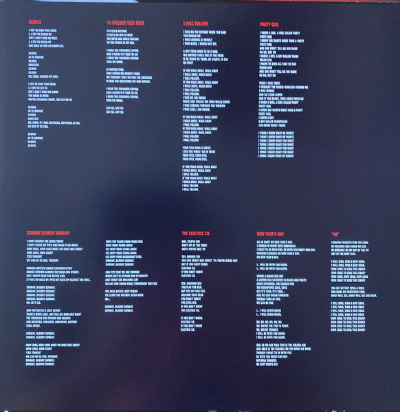 Under A Blood Red Sky (COLOR VINYL) | Mint (M) Mint (M) - ALT/INDIE *SEALED/COLOR*