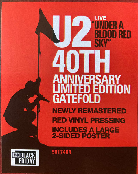Under A Blood Red Sky (COLOR VINYL) | Mint (M) Mint (M) - ALT/INDIE *SEALED/COLOR*