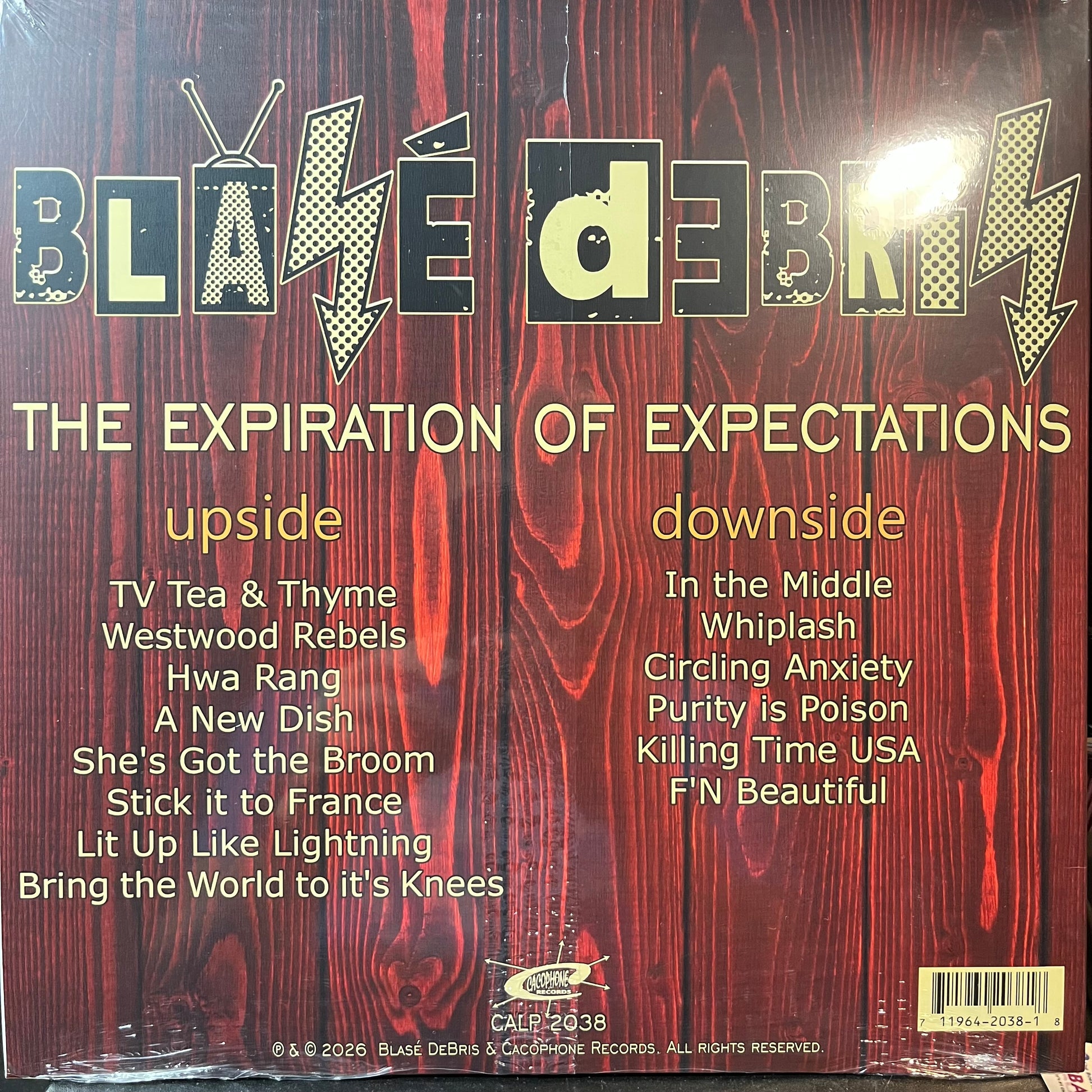 Blase Debris - The Expiration Of Expectations (VINYL) | Mint Mint - ALT/INDIE *SEALED*