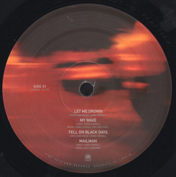 Superunknown (TOP SEAM SPLIT - 2xVINYL) | Mint (M) Excellent (EX)