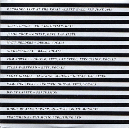 Live At The Royal Albert Hall (CD) | Mint (M) Mint (M) - ALT/INDIE/ROCK *SEALED*