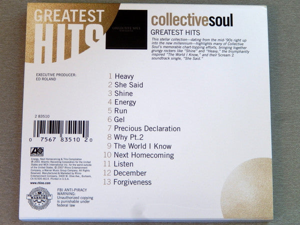 7even Year Itch: Greatest Hits 1994-2001 (CD) | Mint (M) Mint (M) - ALT/INDIE *SEALED*