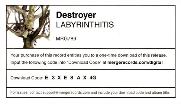 Destroyer (4) - Labyrinthitis | Mint (M) Mint (M) - ALT/INDIE *SEALED*