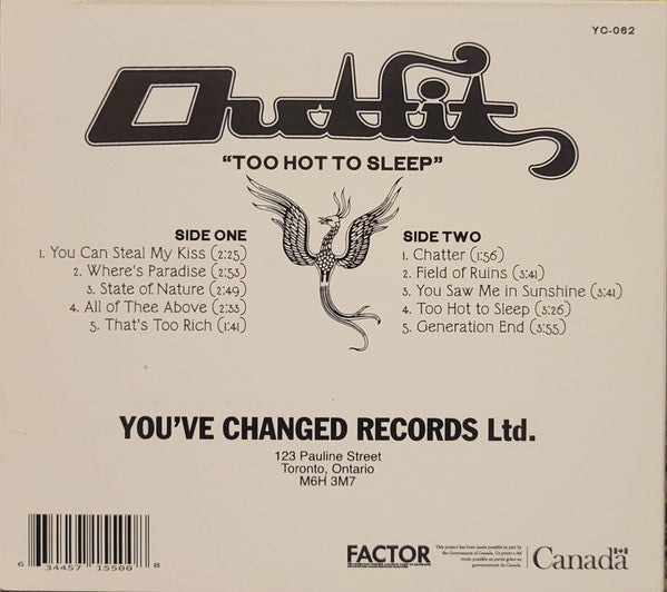 Too Hot To Sleep (CD) | Mint (M) Mint (M) - ALT/INDIE *SEALED*