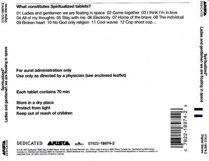 Spiritualized - Ladies And Gentlemen We Are Floating In Space (CD CANADA) | Excellent+ (EX+) - ALT/INDIE / USED *EXCELLENT+*