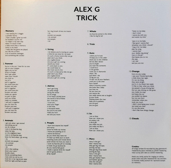 Trick (VINYL+7") | Excellent+ (EX+) Near Mint (NM) - ALT/INDIE / USED *EXCELLENT+*