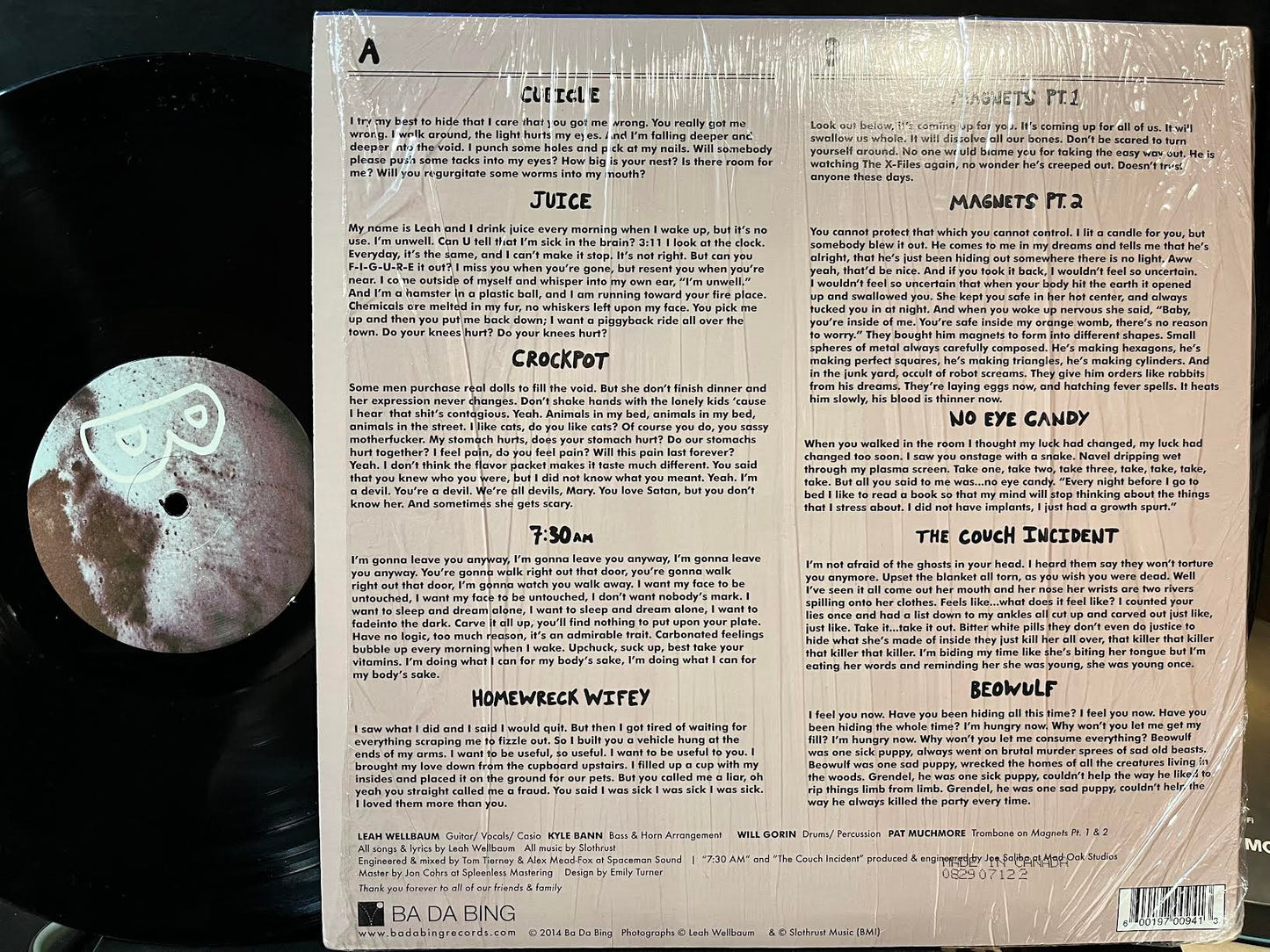 Slothrust - Of Course You Do (VINYL) | Excellent+ (EX+) Near Mint (NM) - ALT/INDIE / USED *EXCELLENT+*